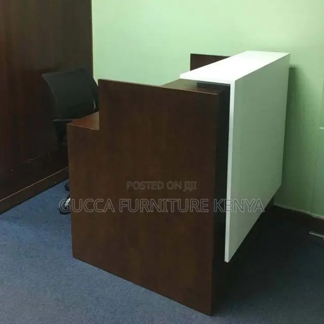 Office Furniture: Simple Strong Wood Reception Resk-1200mm