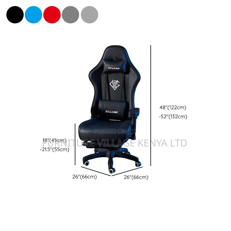 Office Chair: Designer Leather Gaming Chair for Office Home