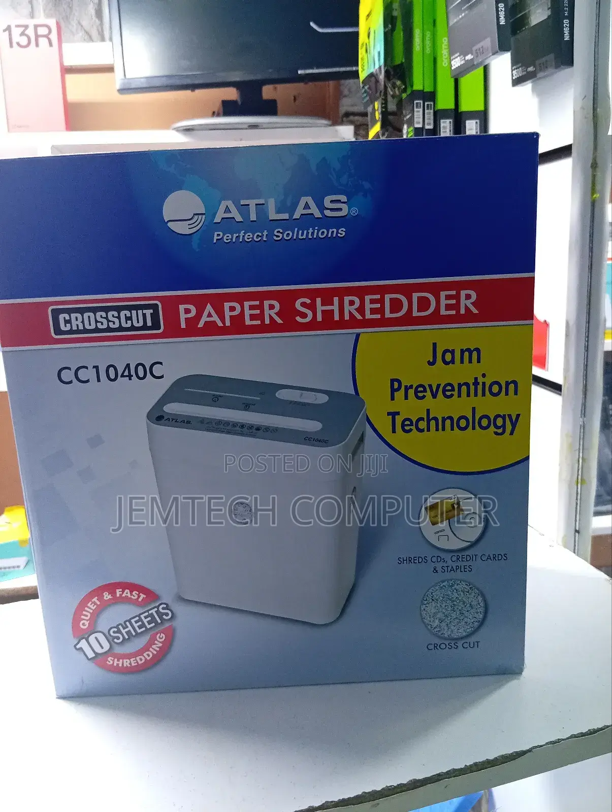 Atlas Cc1040 Crosscut Paper Shredder(As-S2-Cc1040)