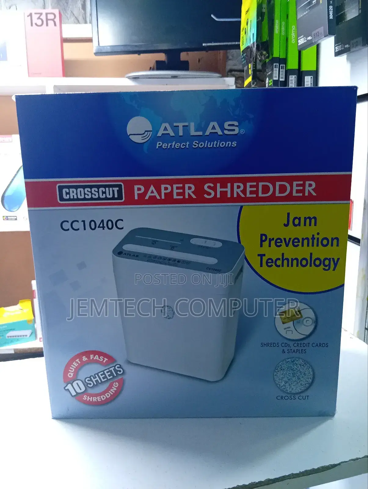 Atlas Cc1040 Crosscut Paper Shredder(As-S2-Cc1040)