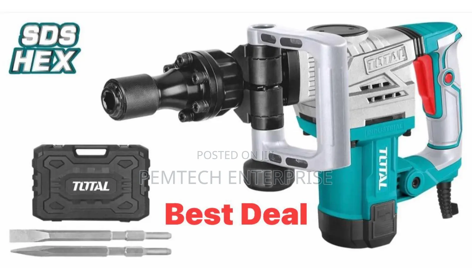 Total Th2130016 1300w Concrete Breaker