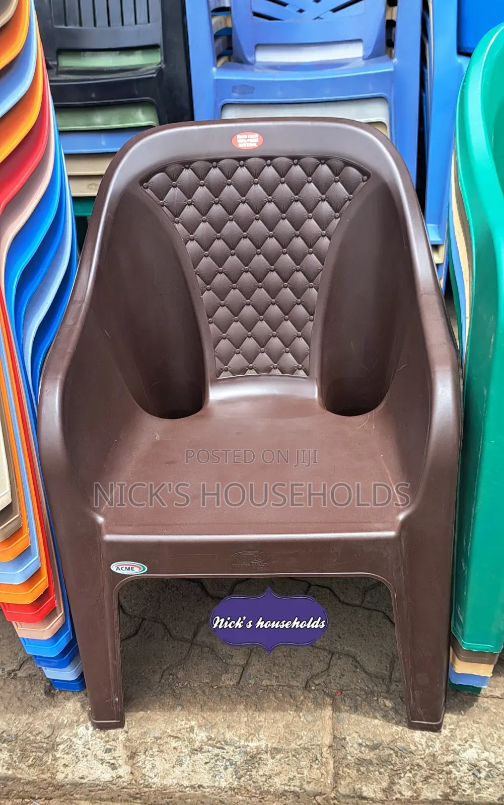Acme Brown Plastic Chair