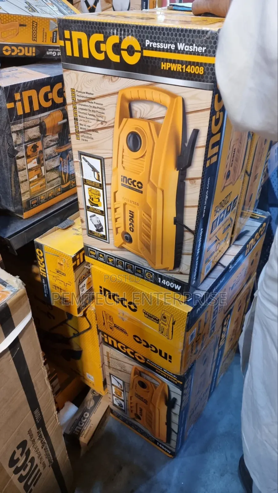 Car Washer 1400w (130bar) Ingco