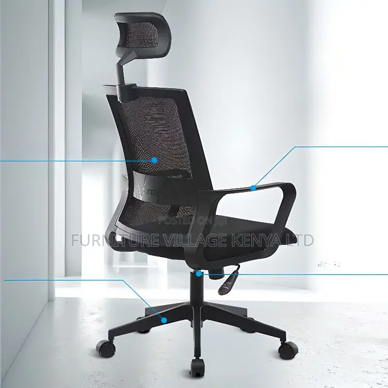 Office Chair: Modern Office Chair With Orthopedic Neck Rest