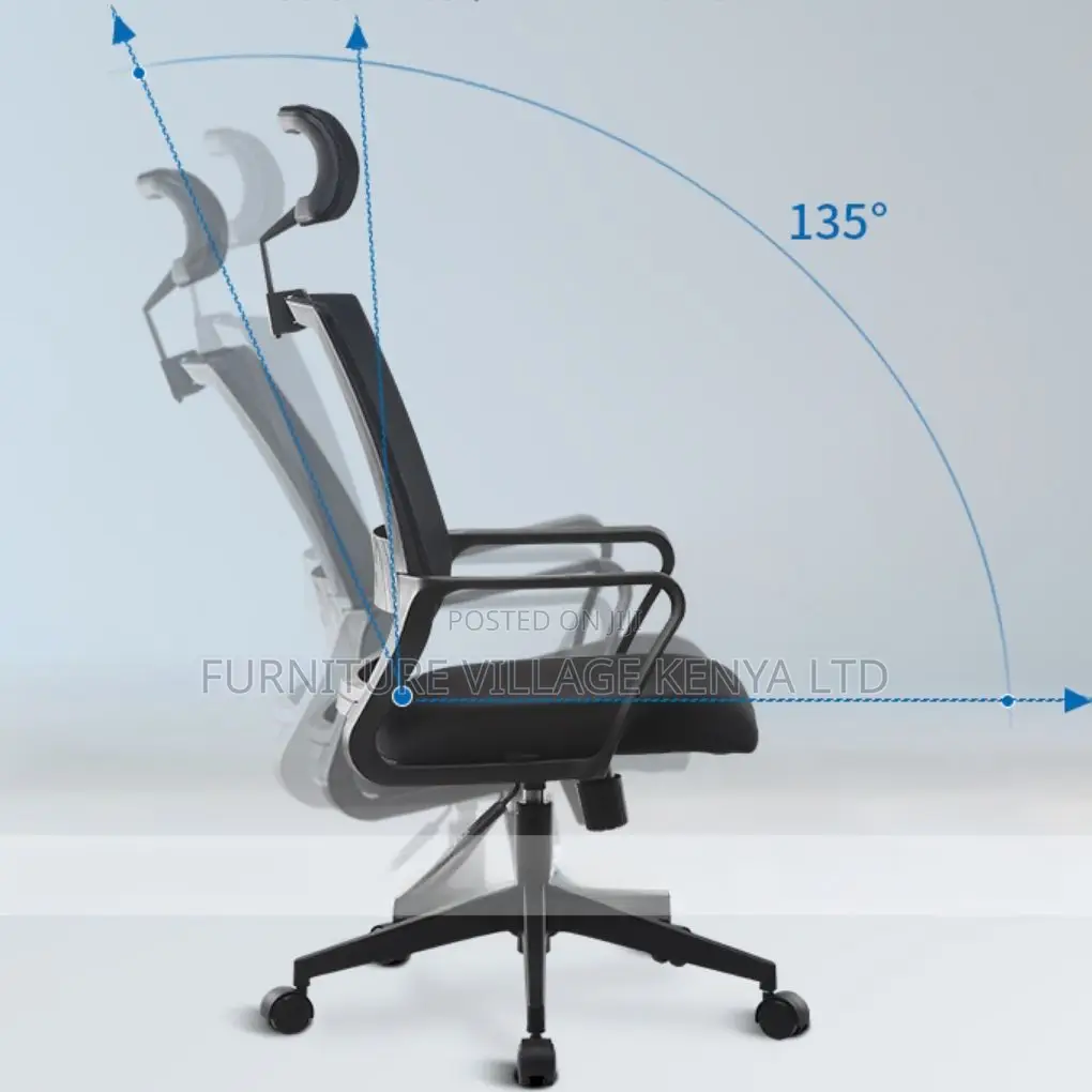 Office Chair: Modern Office Chair With Orthopedic Neck Rest
