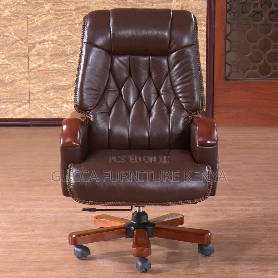 Office Chair:Leather Executive Reclining and Lifting Chair