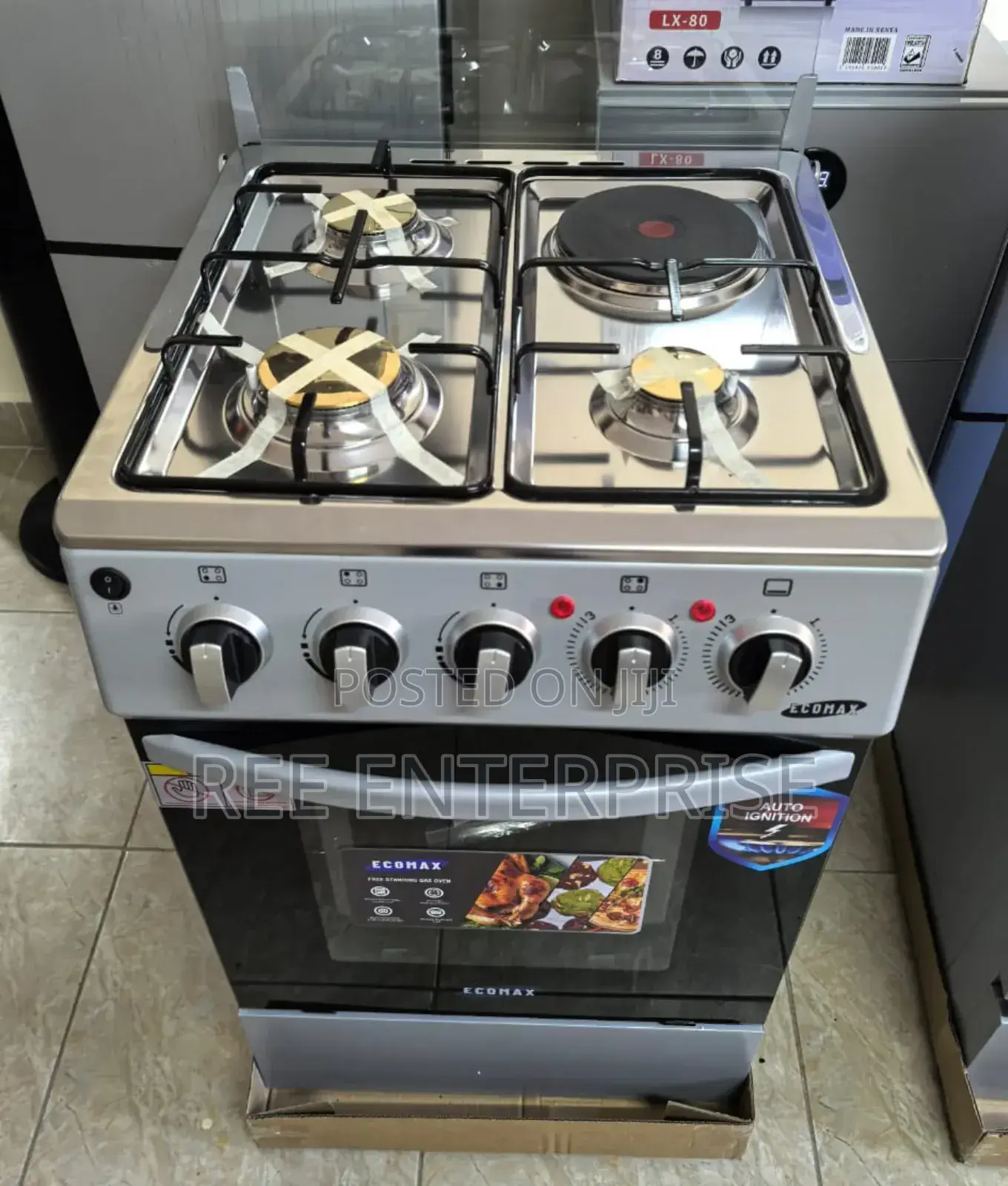 50*55 Ecomax Full Gas Standing Cooker