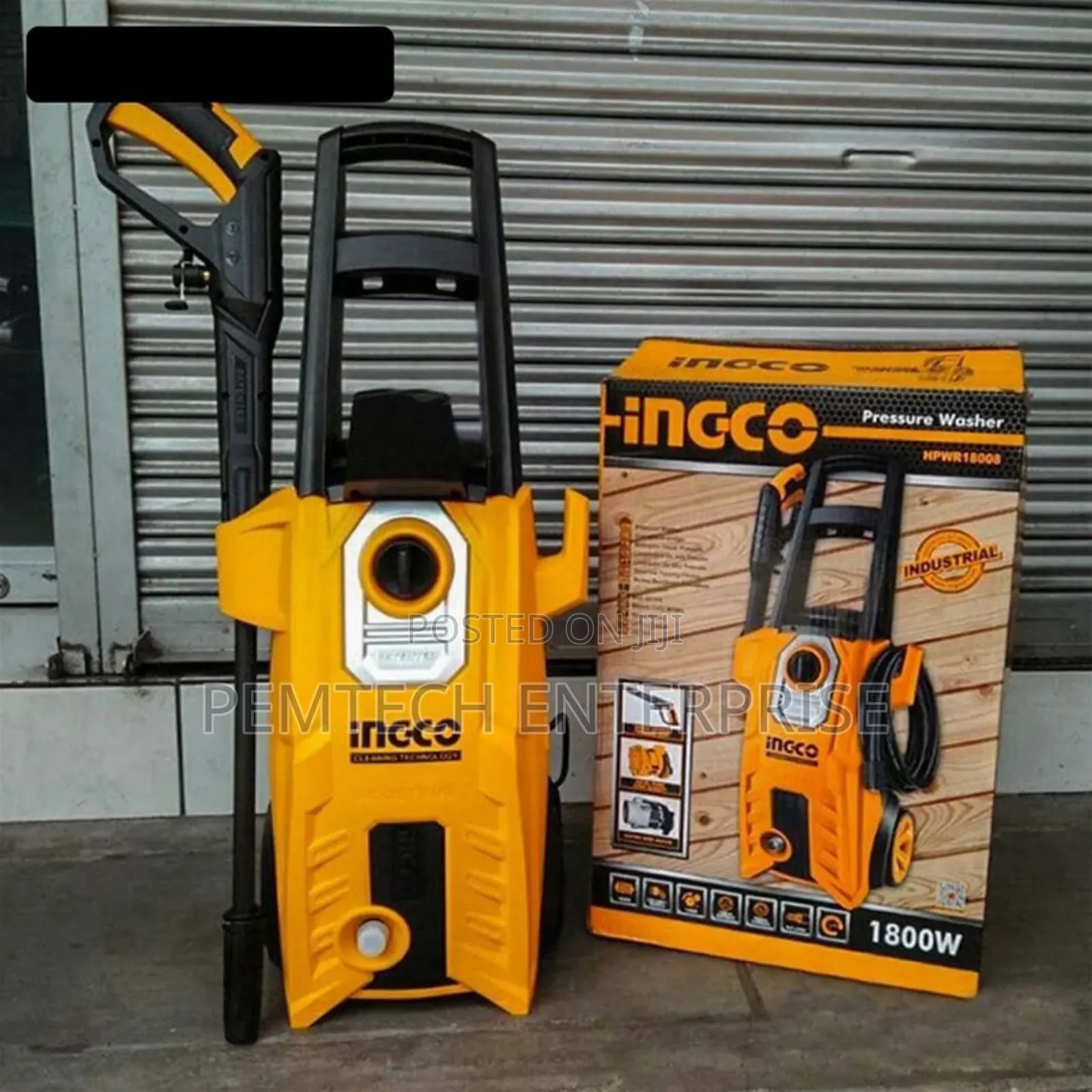 High-Class Car Washing Machine 1800w 150bar Ingco