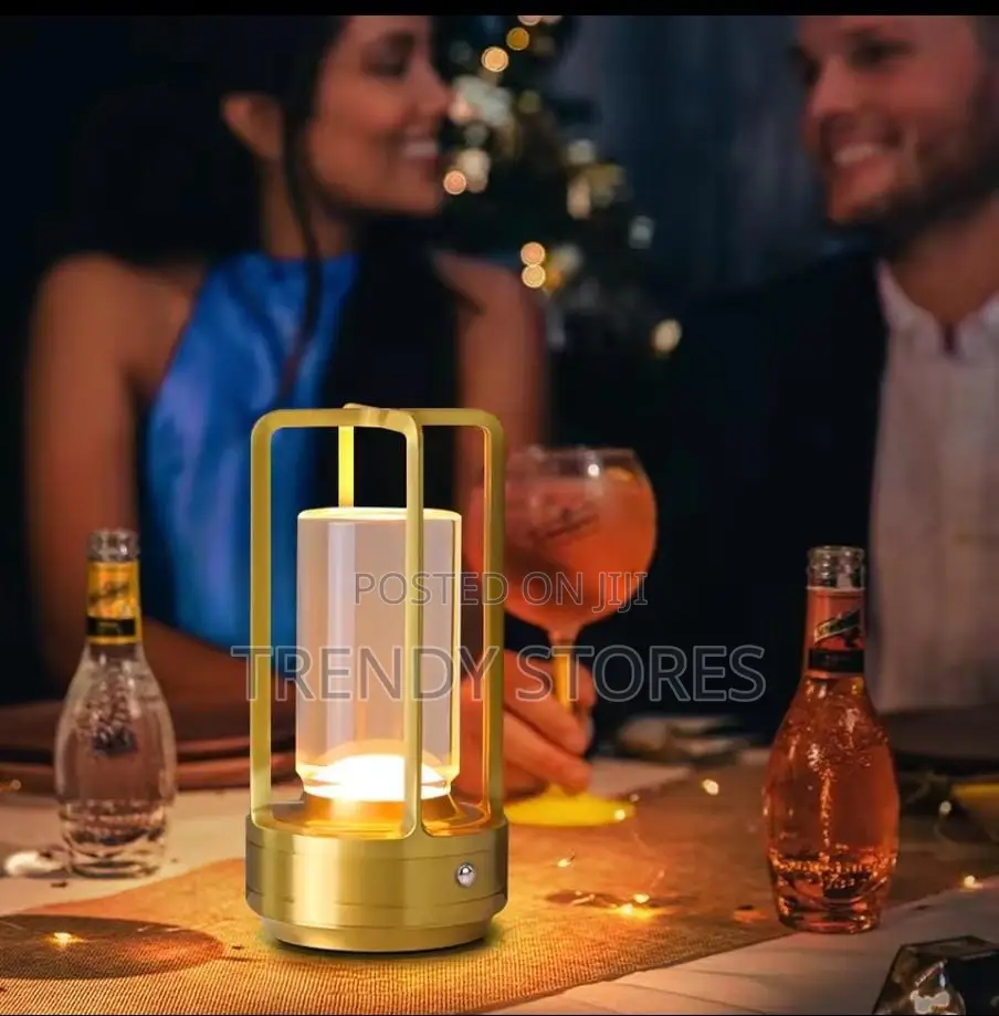 Gold Stemless Bedside Table Lamp
