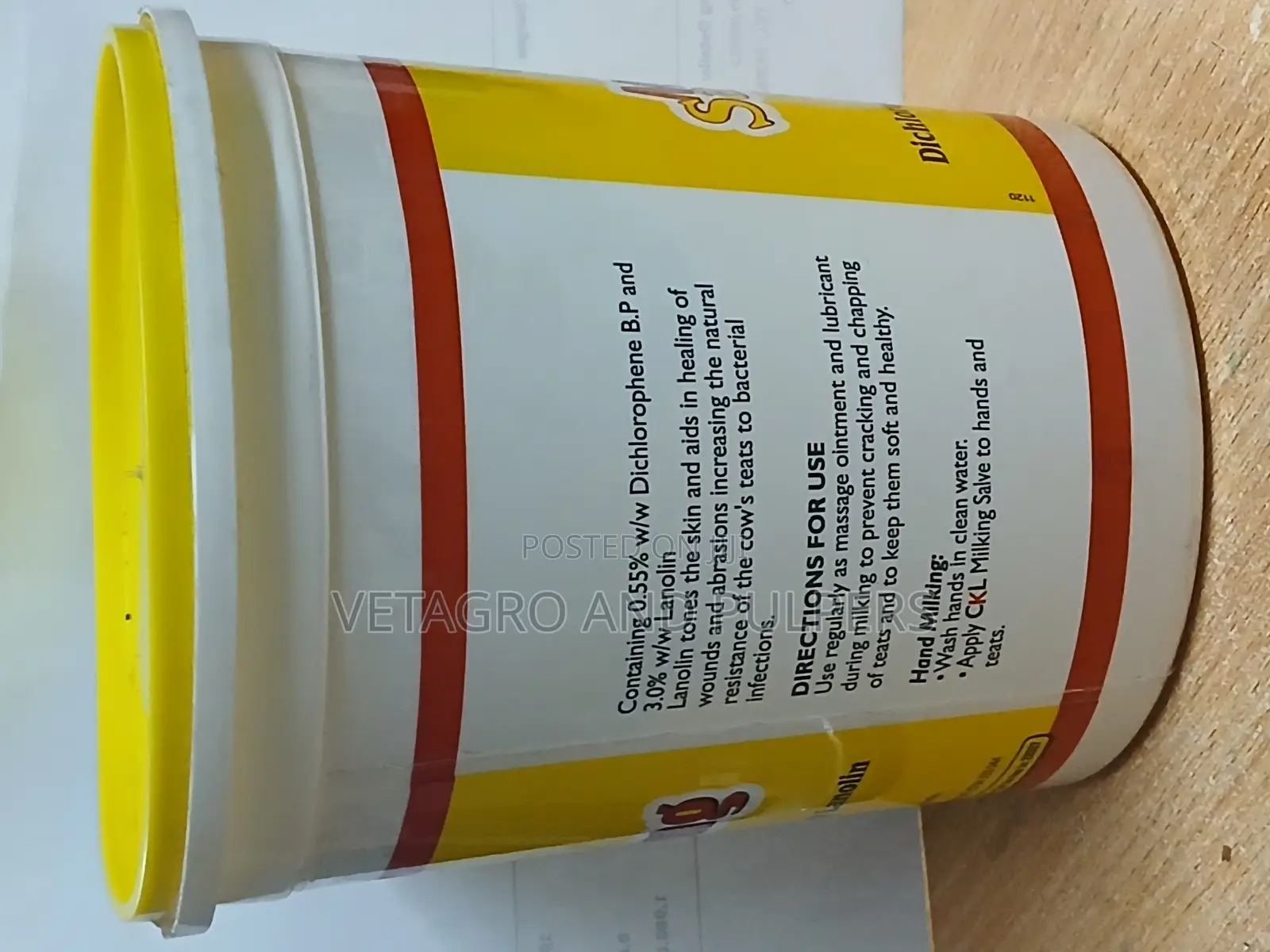 Milking Salve With Dichlorophene Lanonin