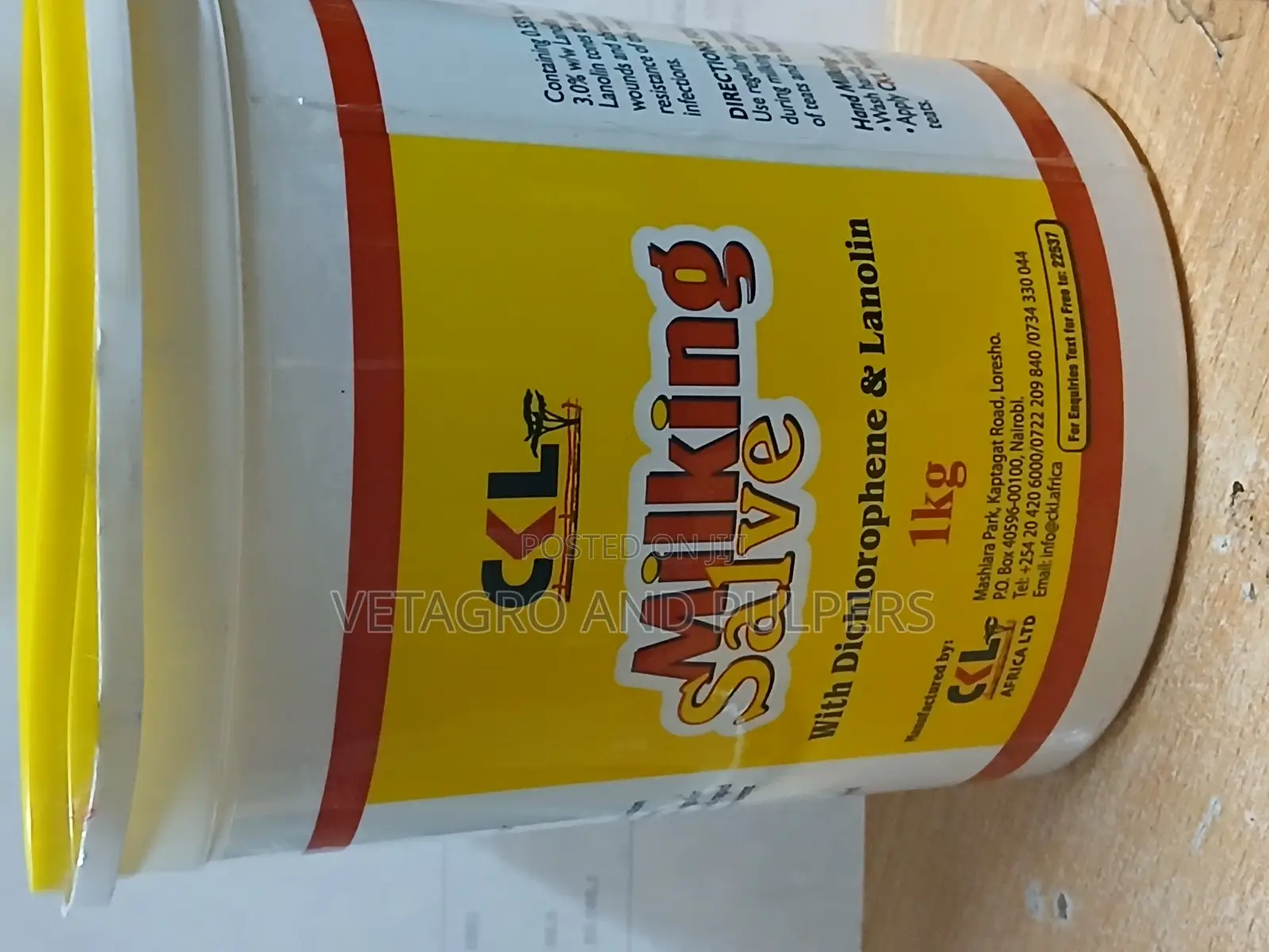 Milking Salve With Dichlorophene Lanonin