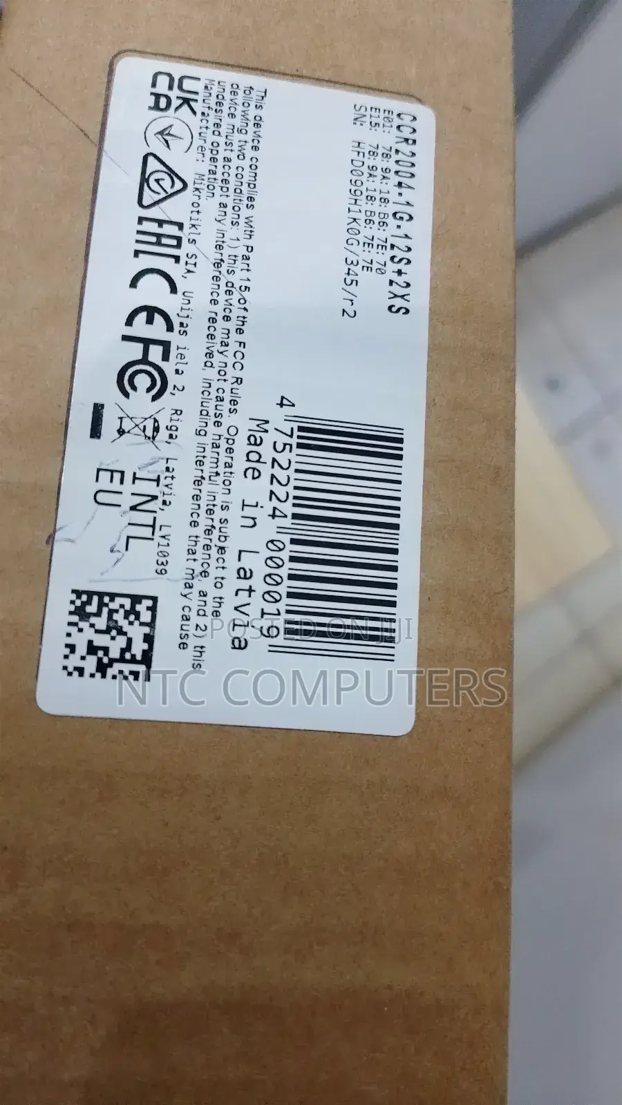 Mikrotic Ccr2004 -1g-12s+2xs Cloud Core Series