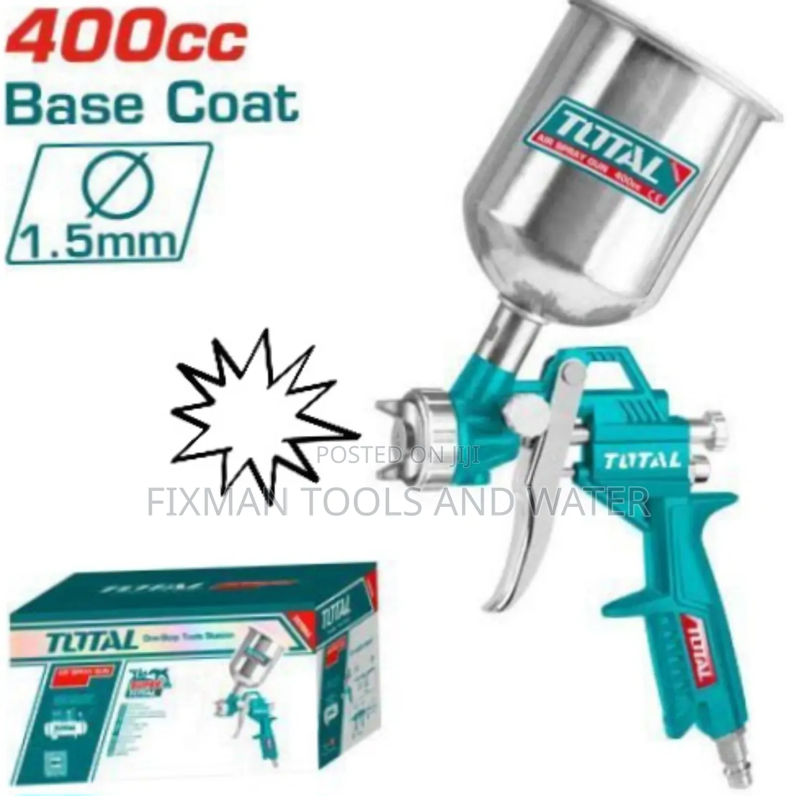 New Spray Gun 400cc 1.5 Mm Nozzle