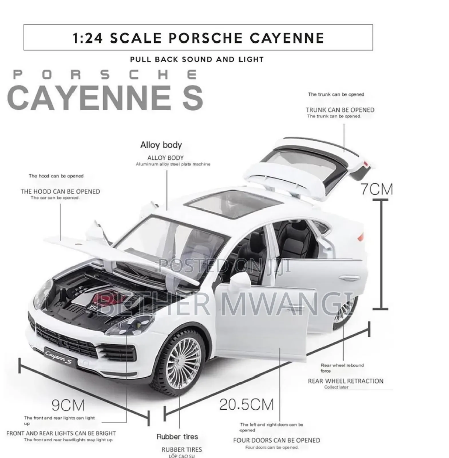 Porsche Cayenne Die Cast Car in Kenya
