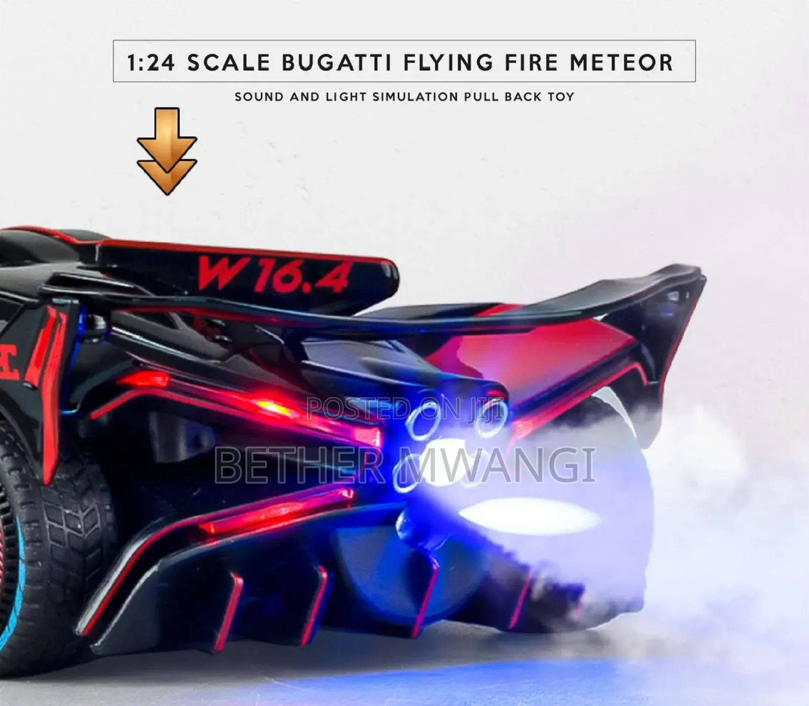 Bugatti Flying Fire Meteor Die Cast Car in Kenya