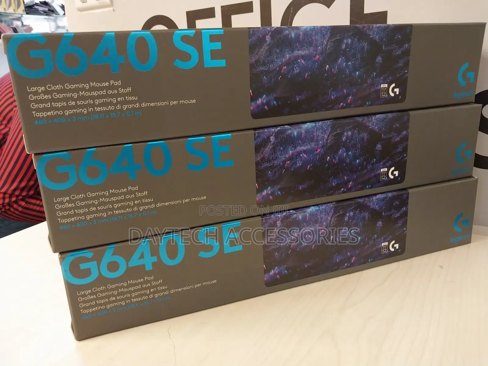 Logitech G G640 Large Fabric Gaming Mouse Pad
