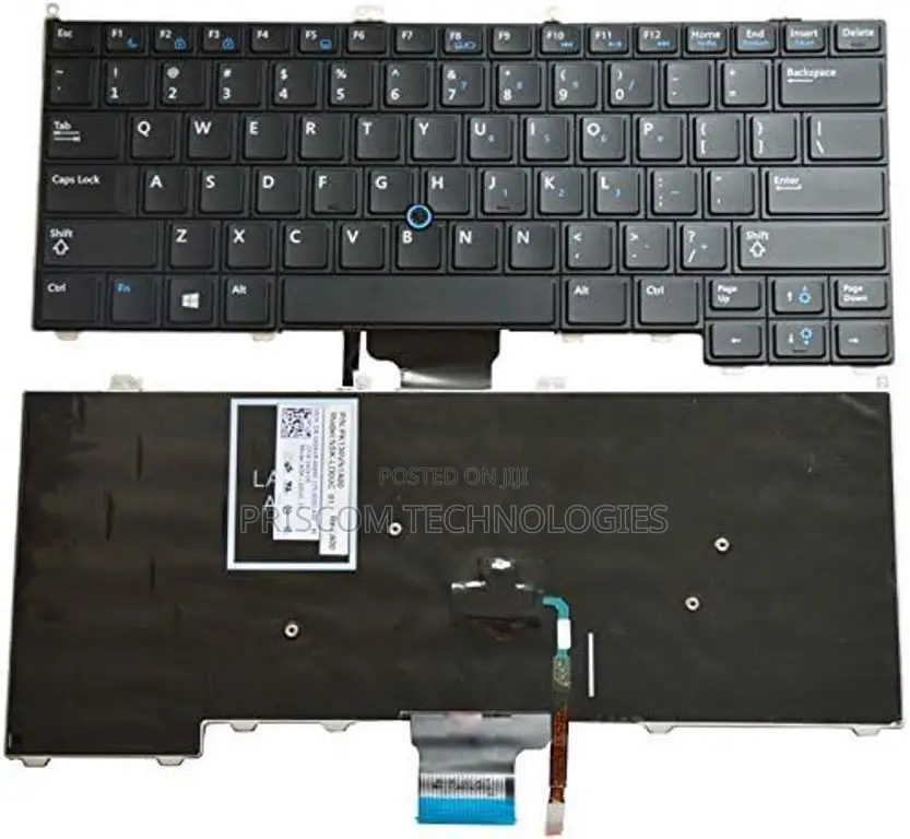 Dell Latitude E7440 E7420 E7240 Non Backlit Laptop Keyboard