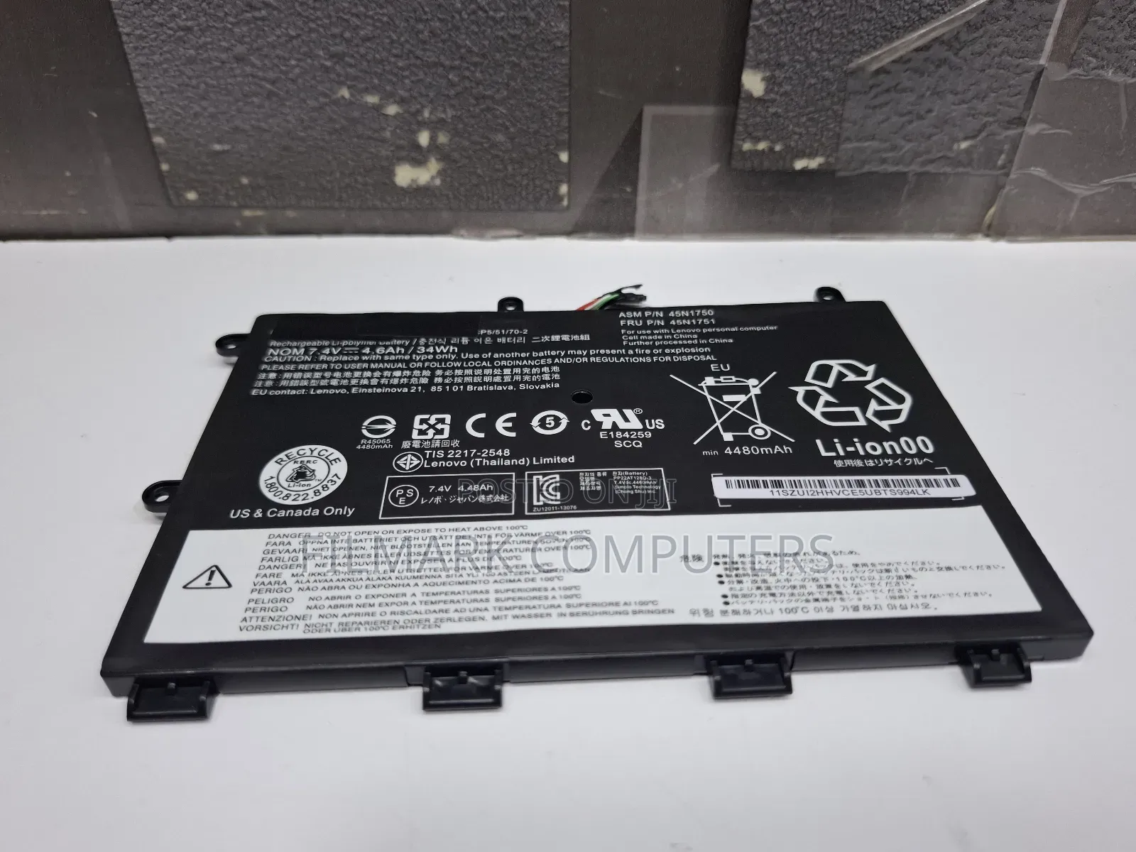 Laptop Battery Compatible With Lenovo Thinkpad Yoga 11e