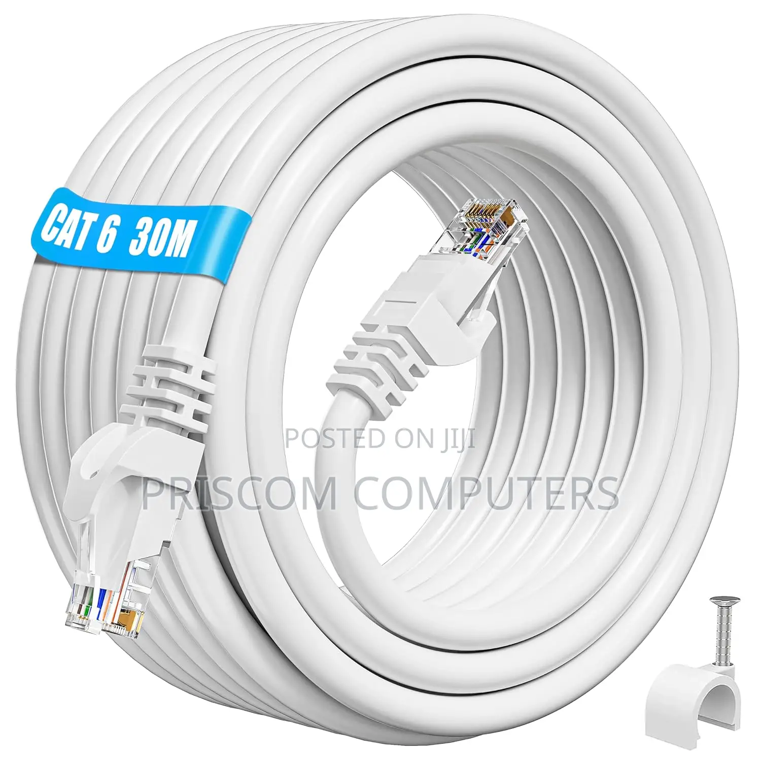 30m Cat 6 Ethernet Patch Cable, Rj45 Computer Network Cord