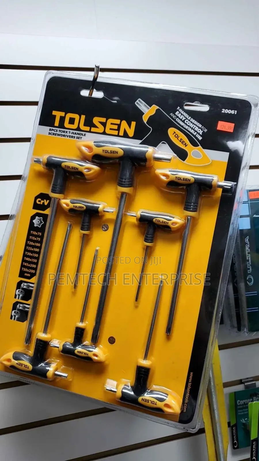 Tolsen 20061 8-Piece Hexagon Wrench Set