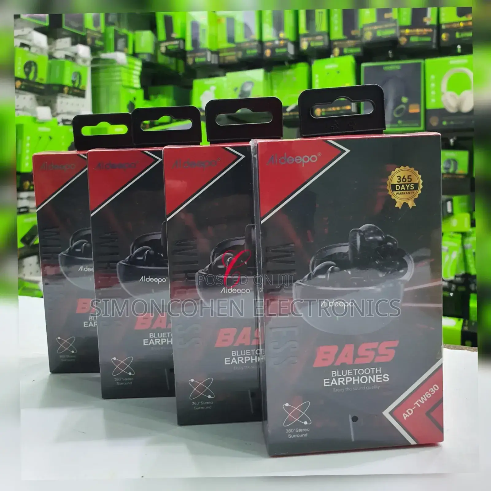 Aldeepo Stereo Sound Bluetooth Earphones
