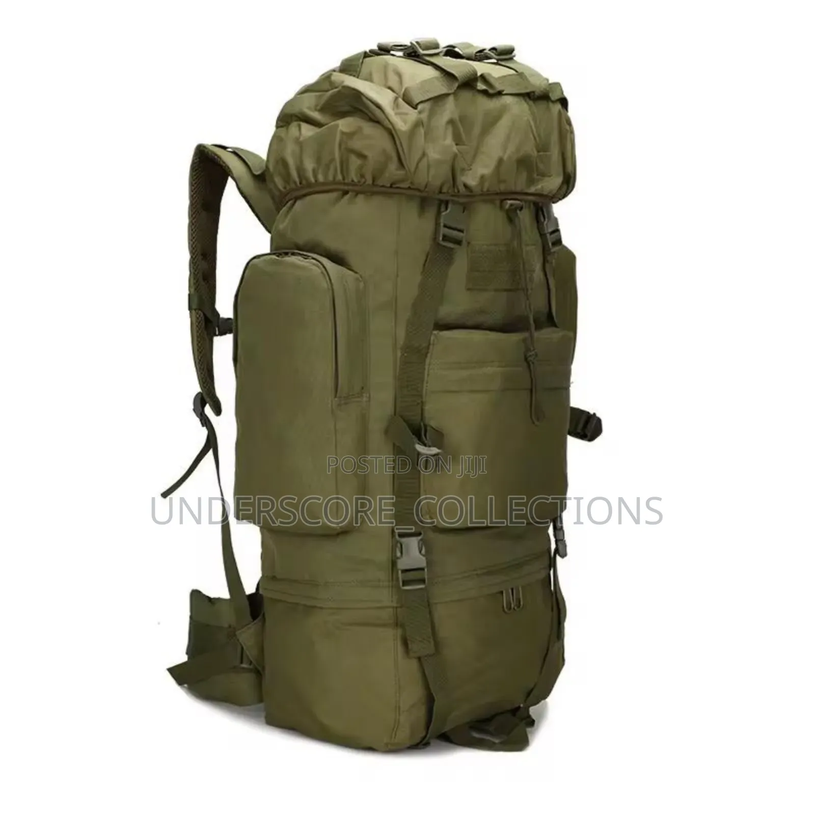 Jungle Green Military Large Capacity Double Backpack 