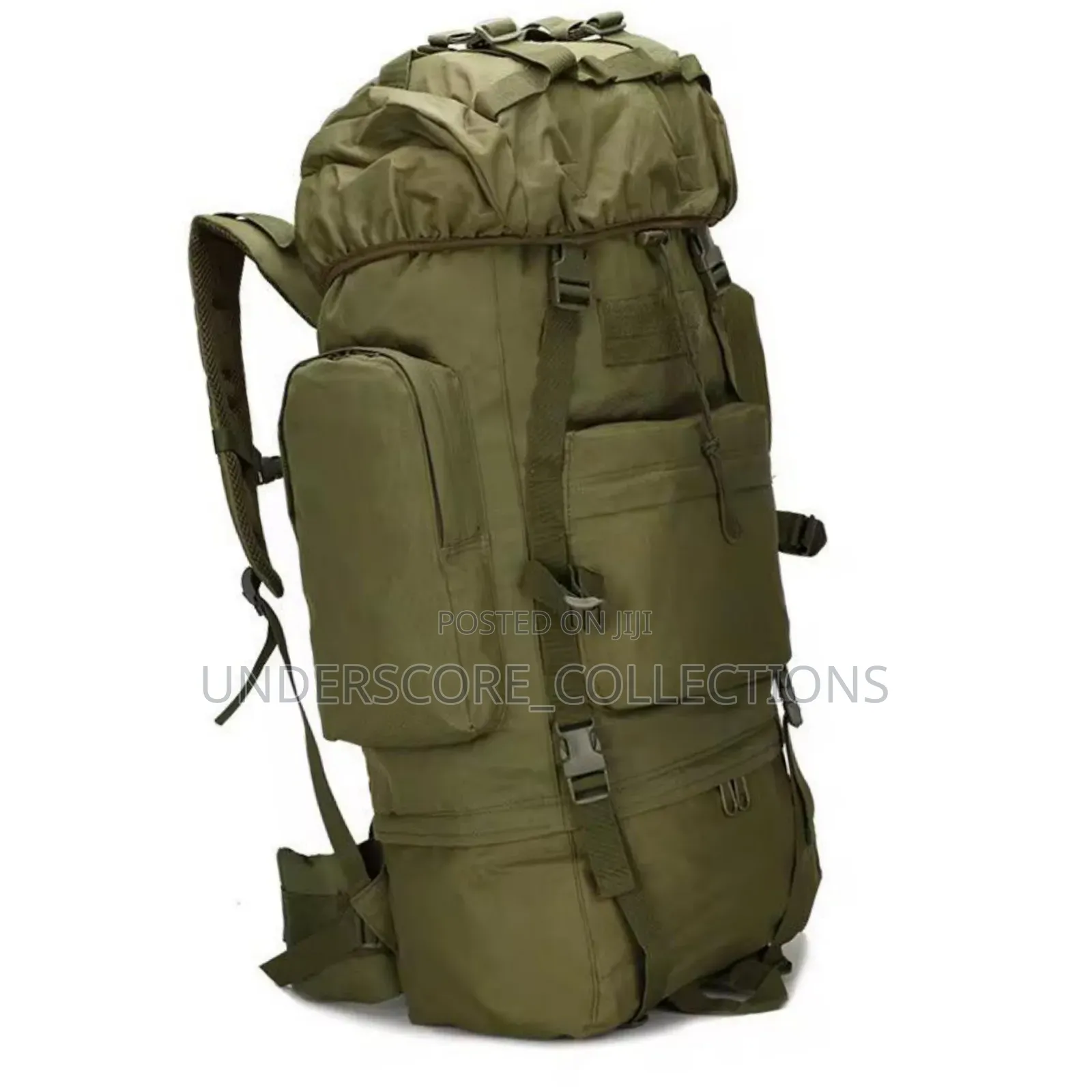 Jungle Green Military Large Capacity Double Backpack 