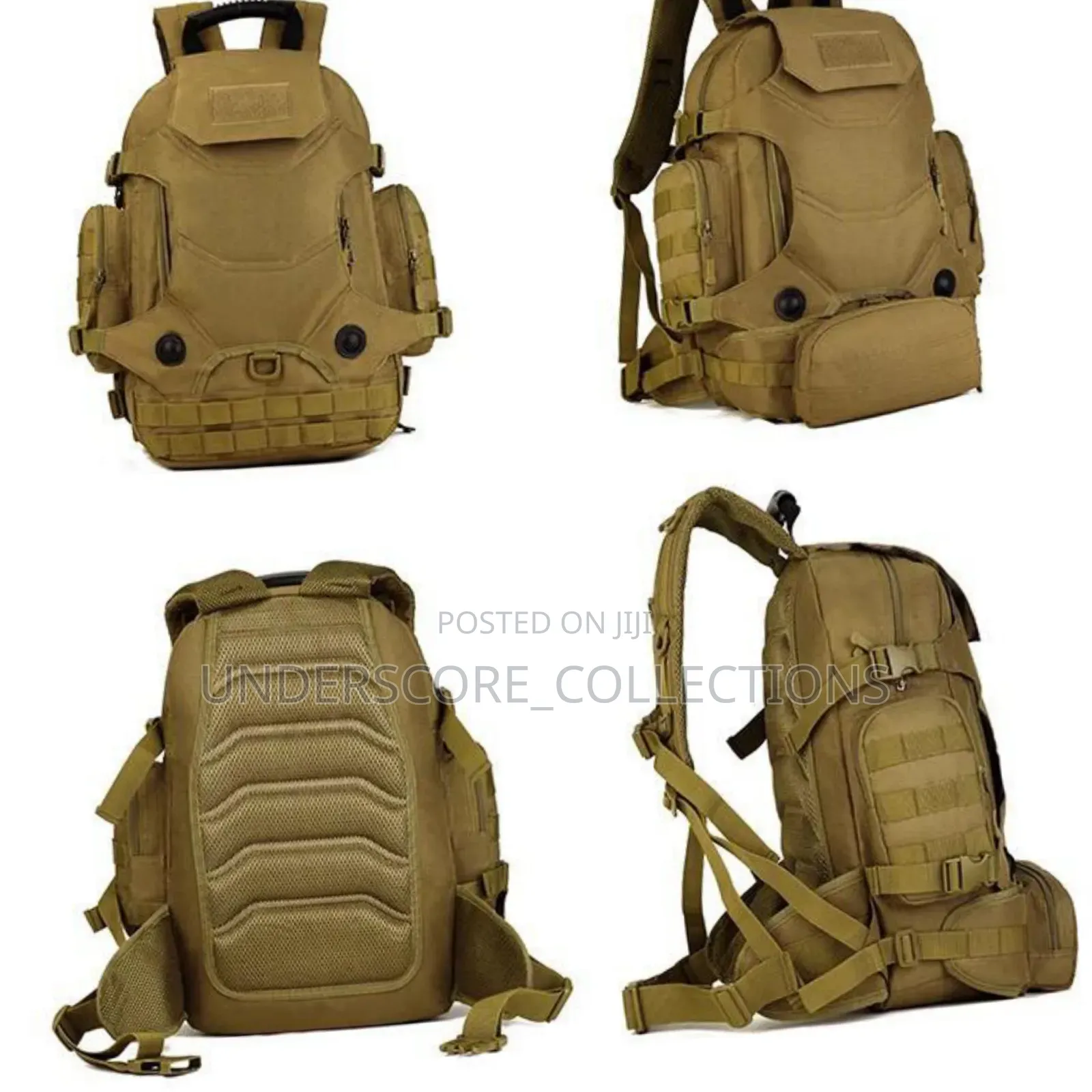 Tactical/Military Beige Capacity Backpack Bags