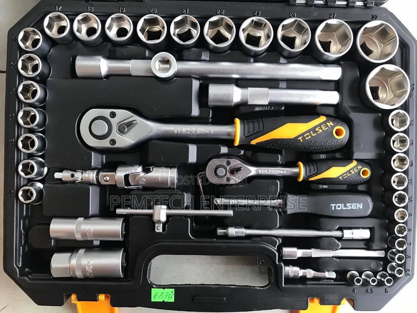 Tolsen 15145 94-Piece Bolt Opener Set