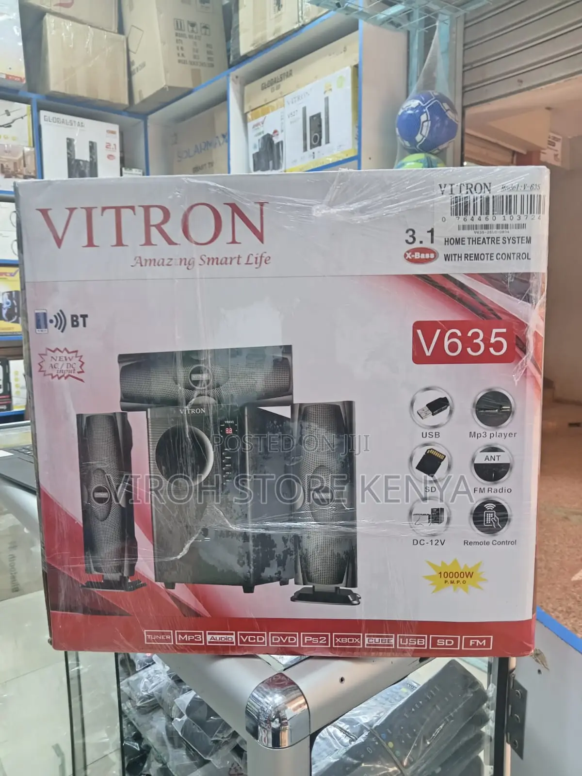 Vitron V635 Home Theater System Speaker 3.1 Ch 10000w