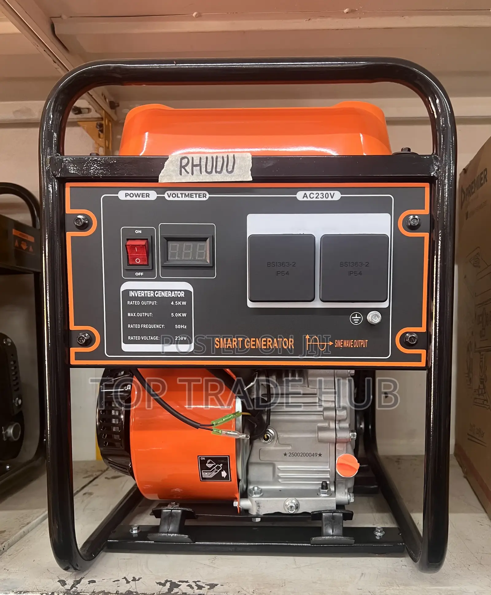Robust Premier Petrol Inverter Generator 5000w