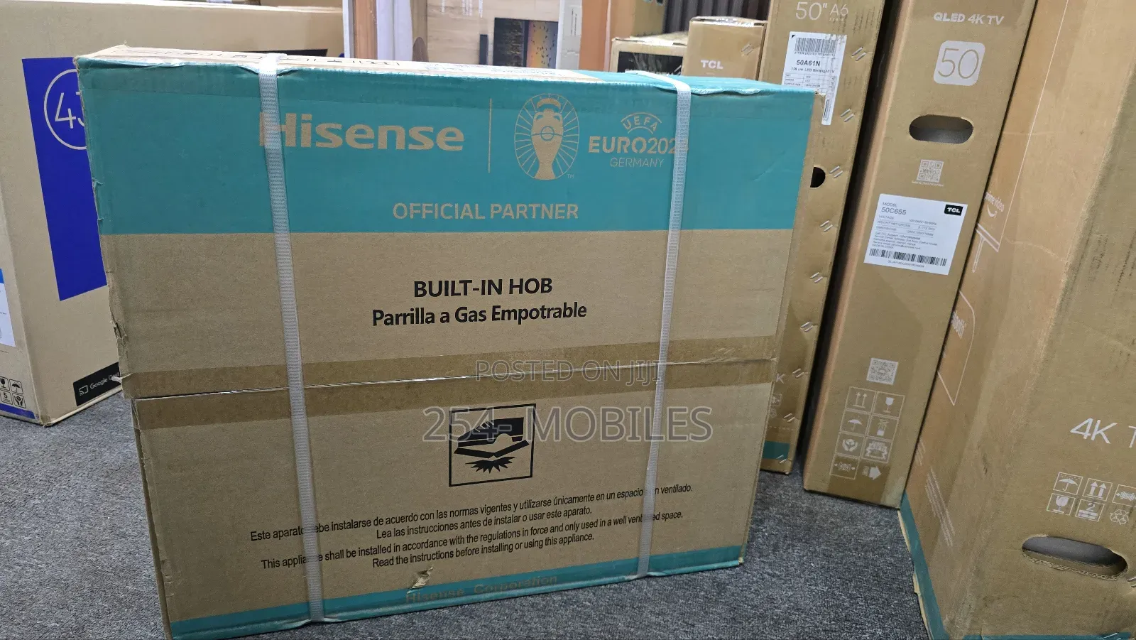 Hisense Hhu60gagr 60cm 4 Burner(1 Wok) Gas Hob