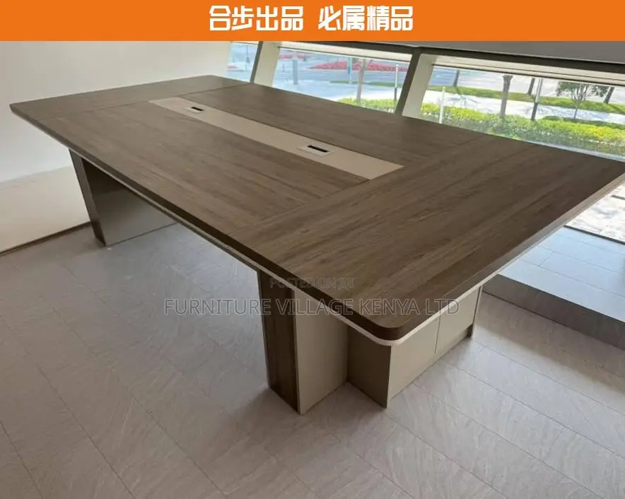 Office Table: Professional Conference Office Desk – 3 Meters
