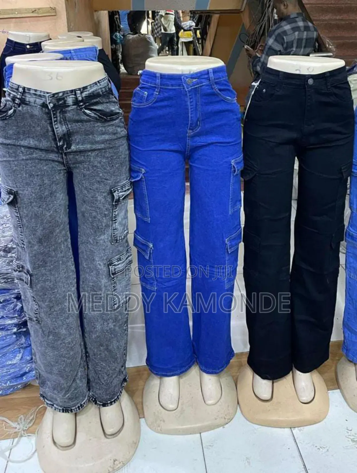 Designer Mom/Cargo Jeans Pants