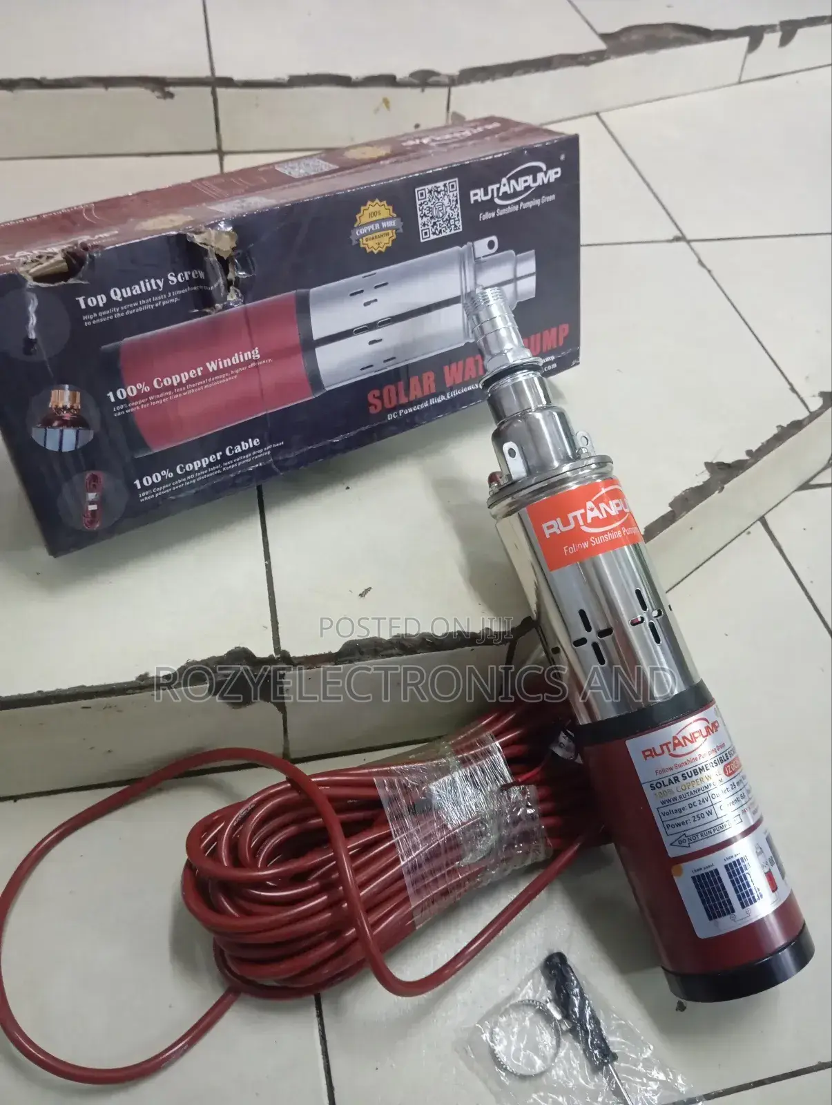 Rutan Solar Submasible Pump 50 M