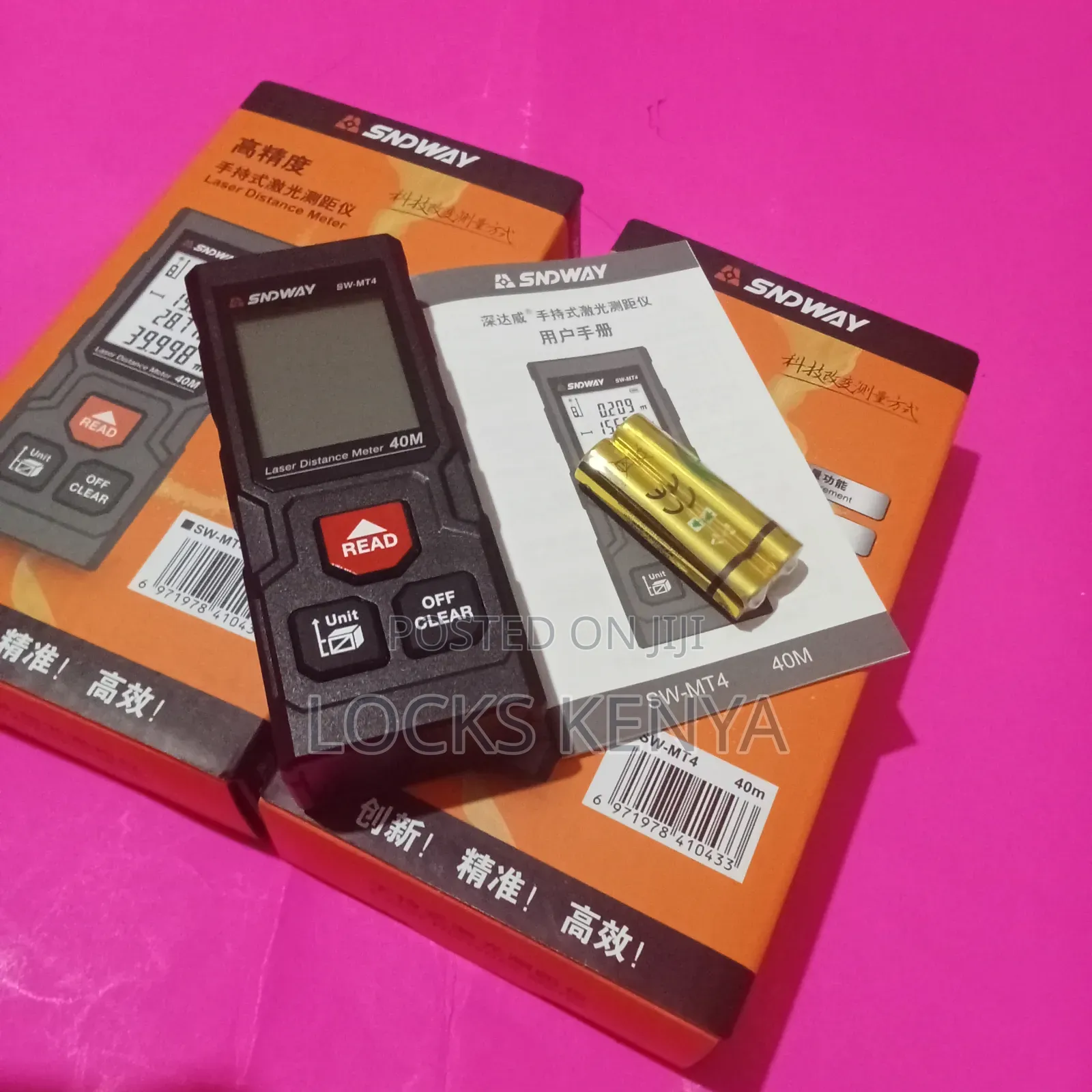Switchable Units 40m Laser Distance Meter