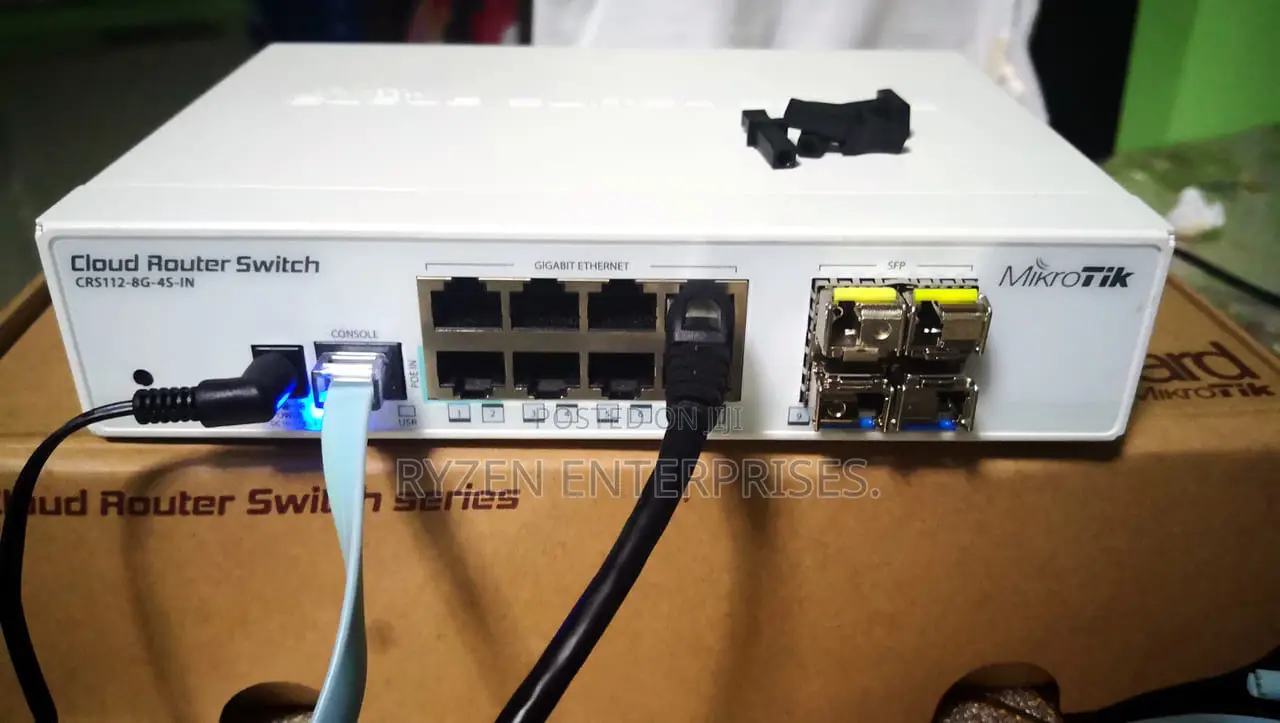 Mikrotik (Crs112-8g-4s-in) 8x Gigabit Switch With 4x