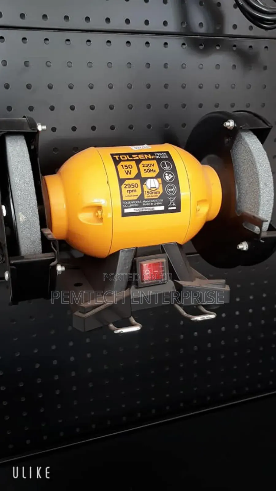 Tolsen 79646 150w Bench Grinder