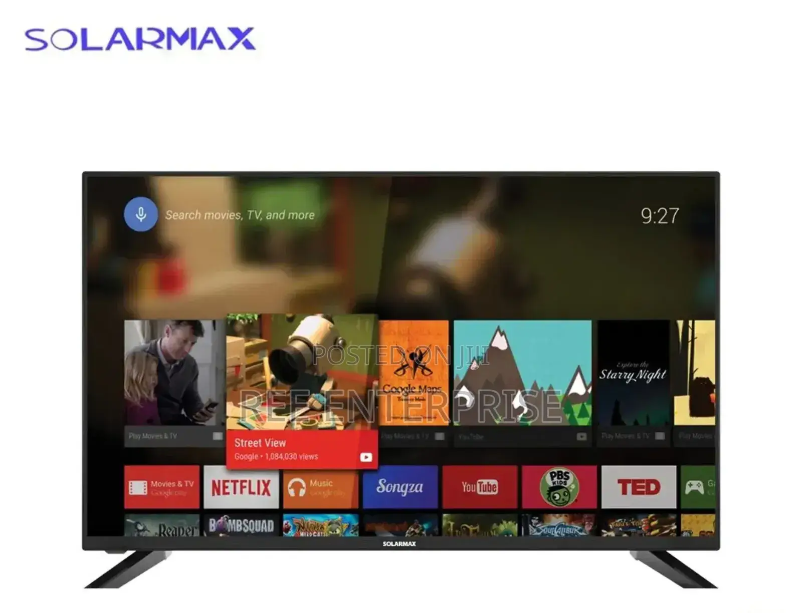 Frameless Digital Solarmax 32 Inch Tv