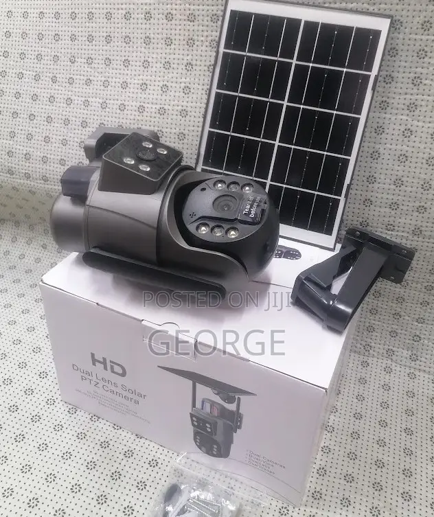 Premax Ubox Sd320 4g Dual Lens Outdoor PTZ Solar Camera