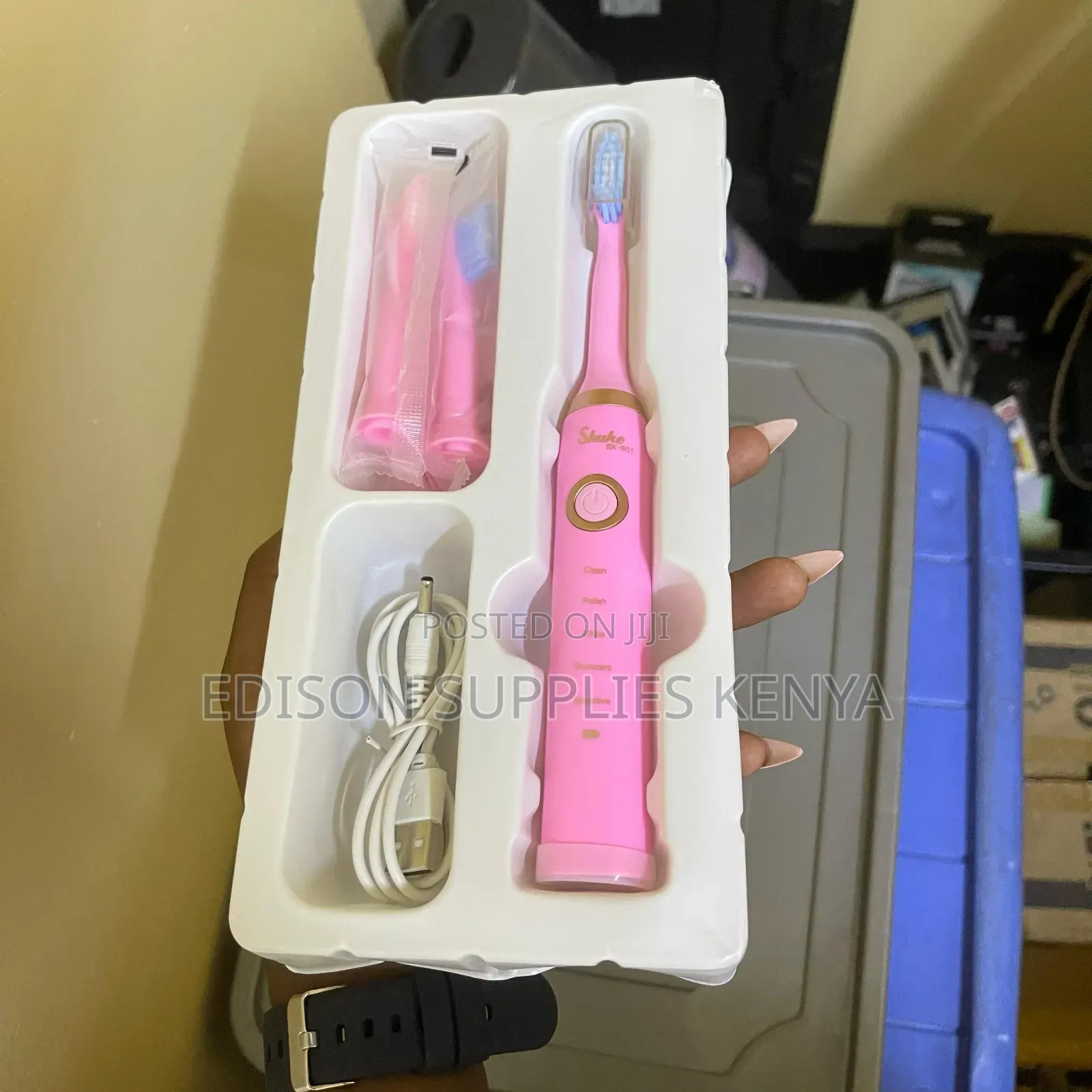 Rechargeable Toothbrush With Case, Usb Toothbrush Incl. Case