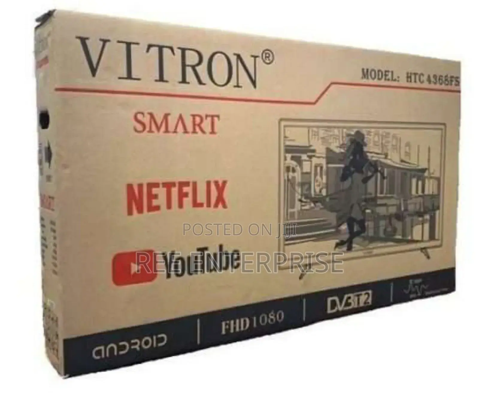 43inch Vitron Smart Android Frameless Bt