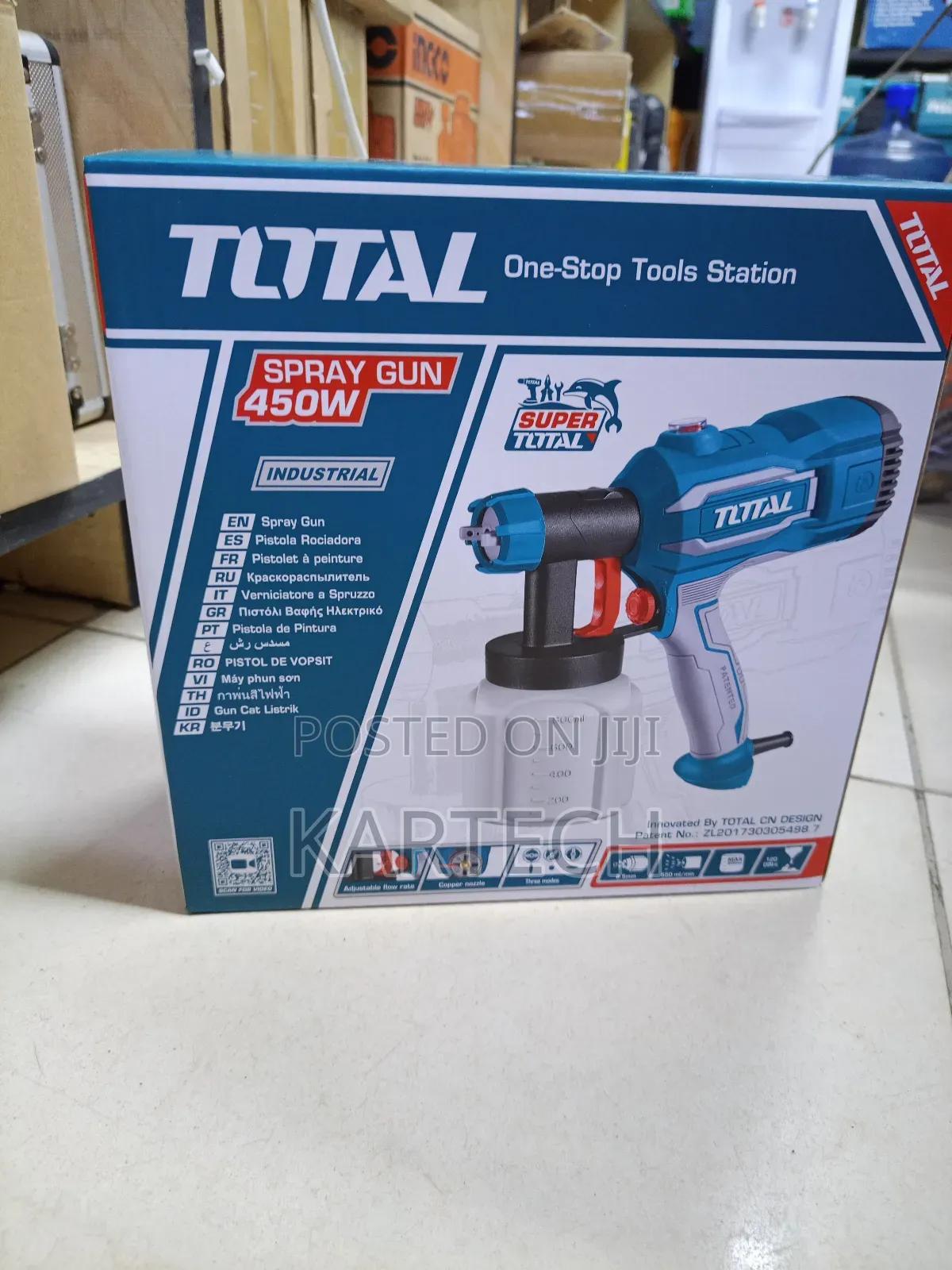 Total 450 Watts Industrial Corded Spray Gun