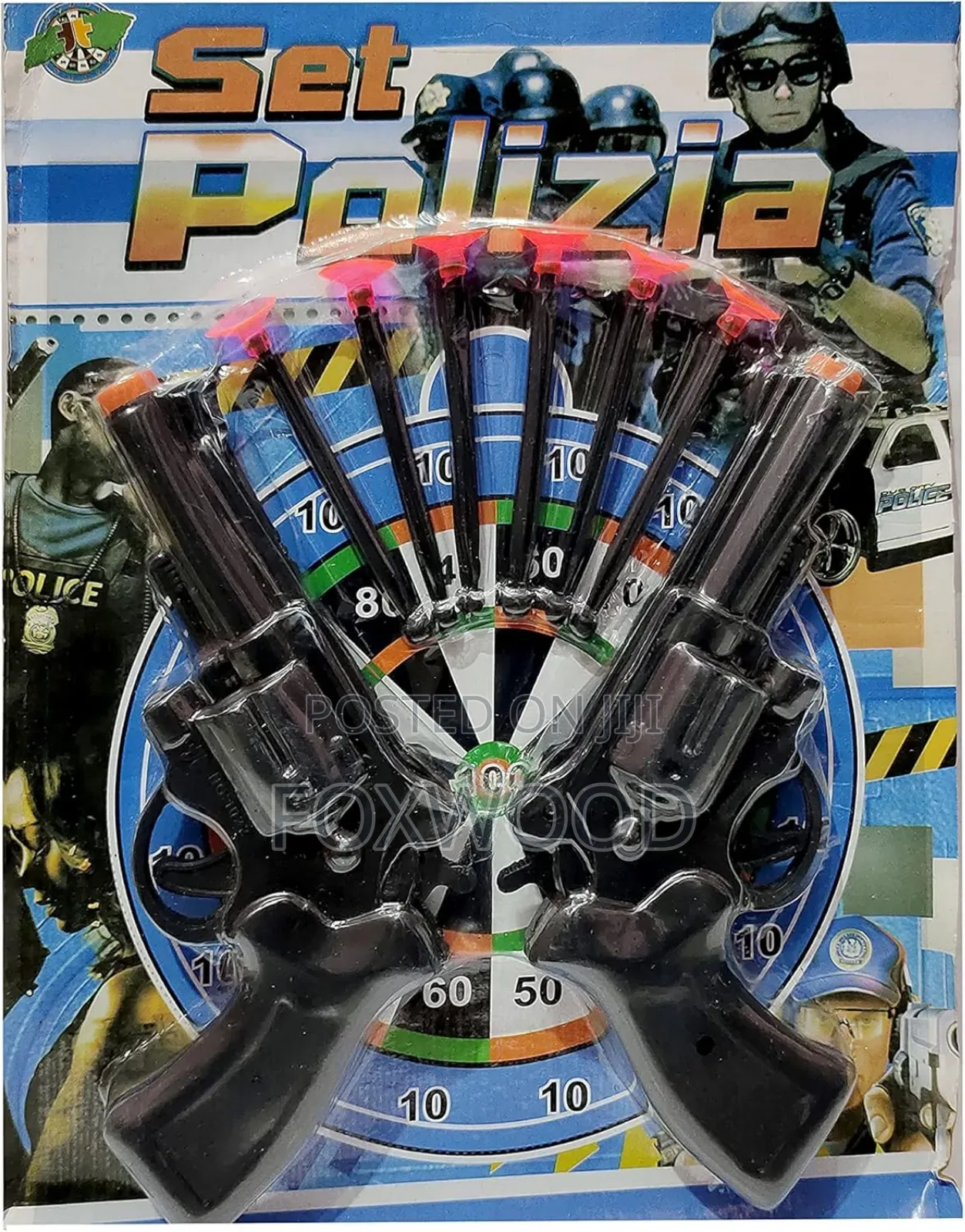 A Toy Police Set, Including Toy Guns and Darts