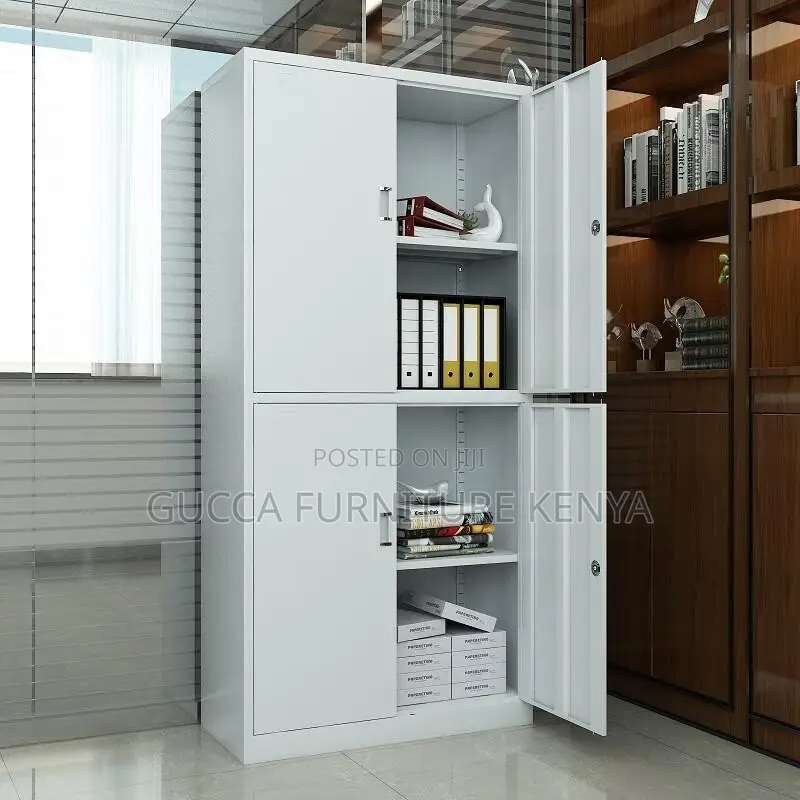 Cabinets:4-Steel Door Modern Secure Office Storage Unit