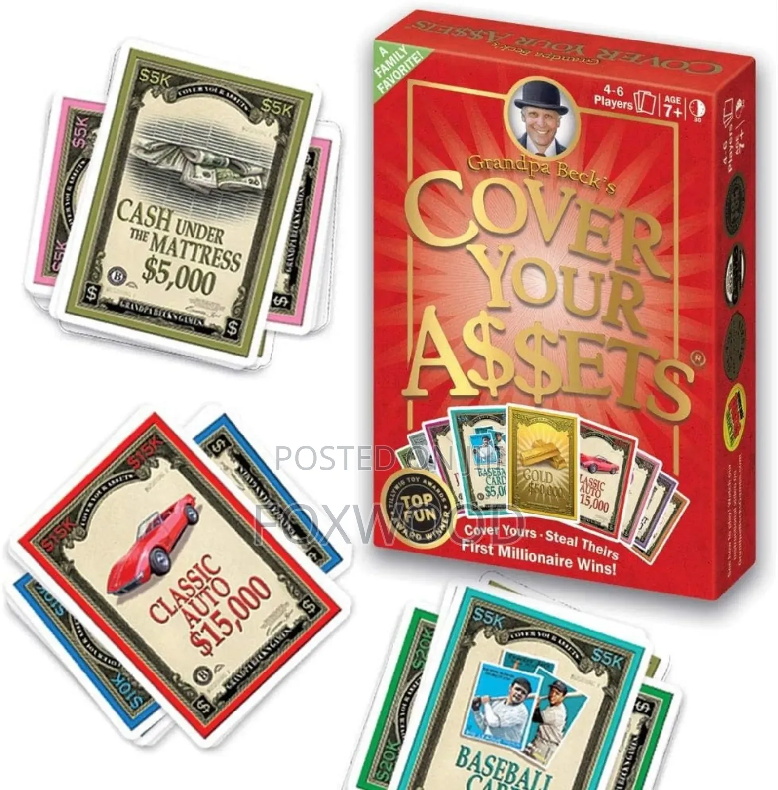 Grandpa Beck's Games Cover Your Assets Card Game