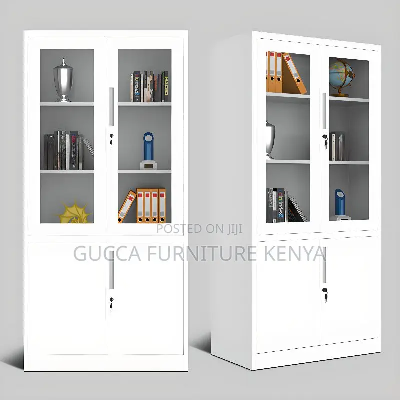 Cabinets:Two -Wide Office Storage Unit With Flexible Shelf