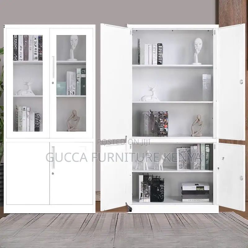 Cabinets:Two -Wide Office Storage Unit With Flexible Shelf