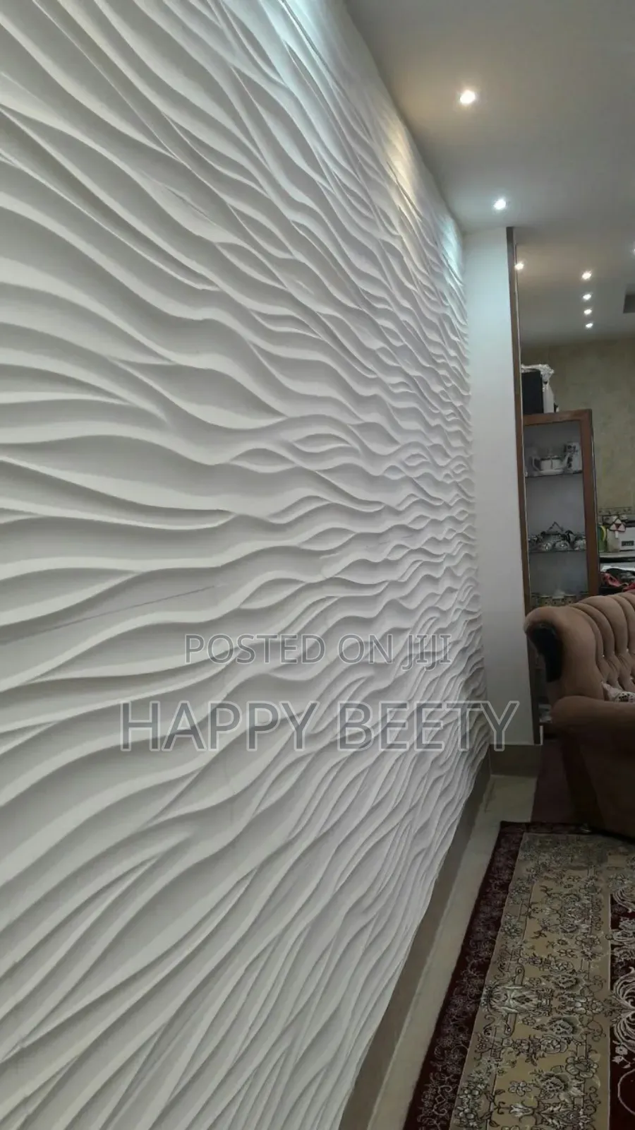 Art Decorative Wavy 3d Panels for Excellent Look Walls