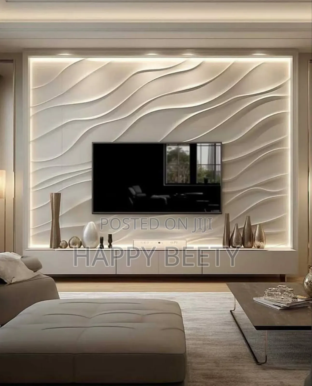 Art Decorative Wavy 3d Panels for Excellent Look Walls